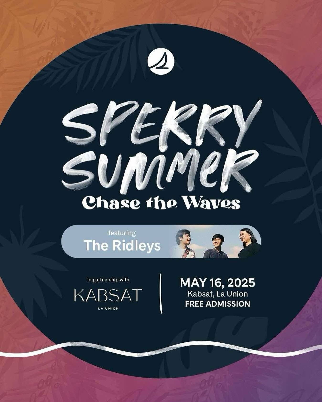 Sperry Summer Chase the Waves event at Kabsat La Union featuring The Ridleys