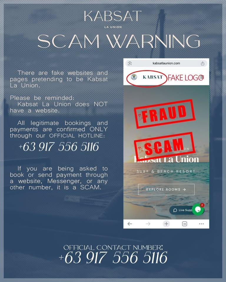 Official Kabsat La Union scam warning: fake website posing as Kabsat La Union